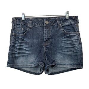 Vintage Zana Di Womens Shorts 12 Blue Denim Y2K Classic Comfy Casual 3" Stretch